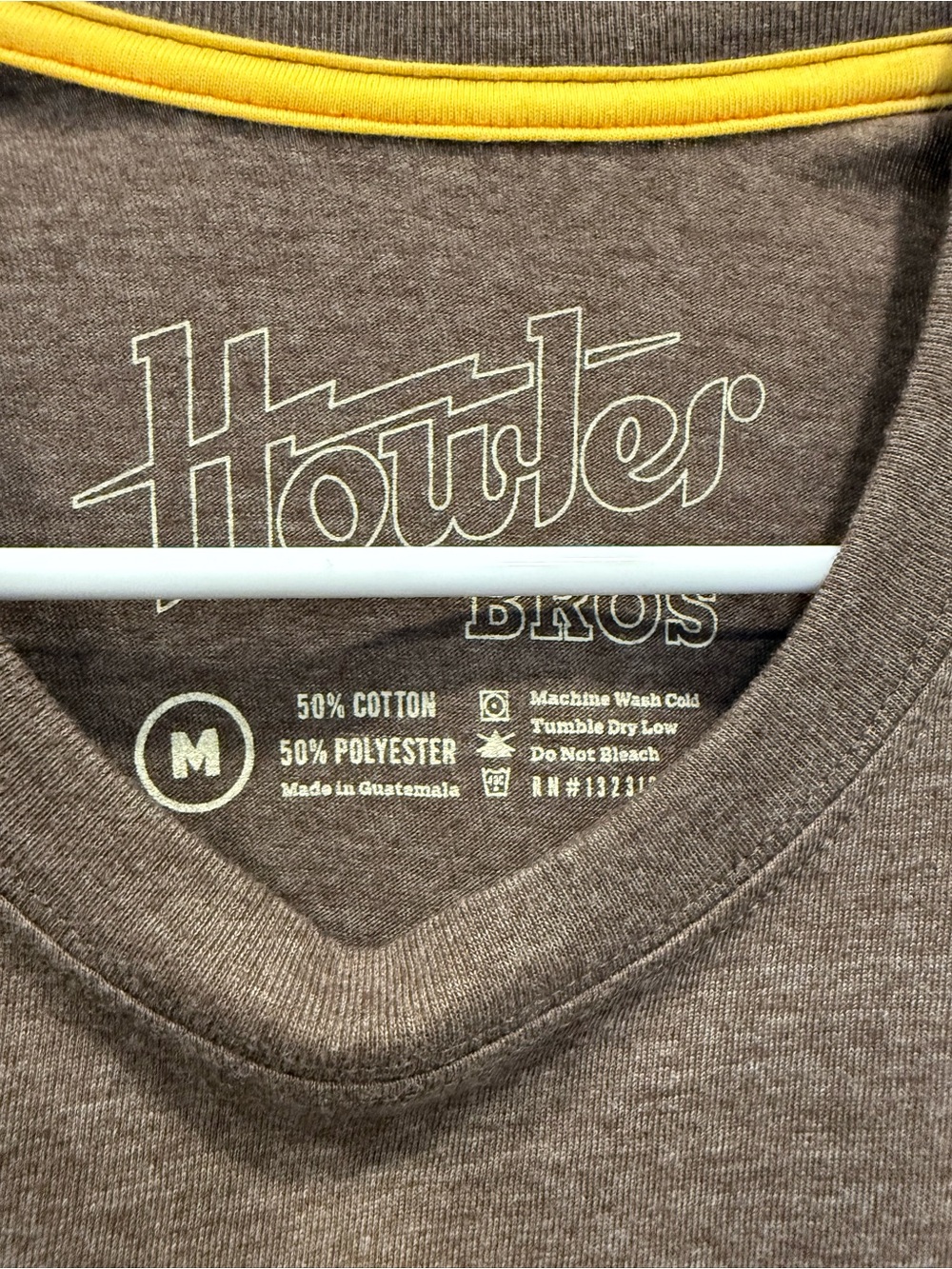 Howler Brothers Brown Short-Sleeve Tee with Orange Armadillo Graphic - Picture 6 of 6
